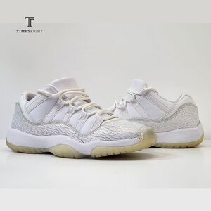 Women's Size 7Y - Nike Air Jordan 11 Retro Low GS Heiress Frost White 897331-100
